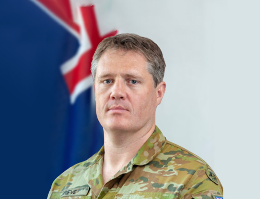 Senior Medical Officer in the Australian Defence Force, Dr Andy Grieve