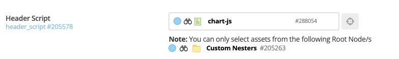 How ti add chart JS in squiz